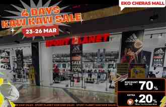 Sport Planet EkoCheras Mall 4 Days Kaw Kaw Sale (23 March 2023 - 26 March 2023)