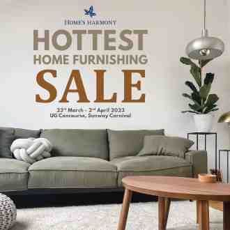 Home's Harmony Sunway Carnival Mall Hottest Home Furnishing Sale (23 March 2023 - 2 April 2023)