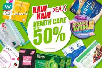Watsons Health Care Sale Up To 50% OFF (23 March 2023 - 27 March 2023)