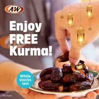 A&W FREE Kurma Promotion