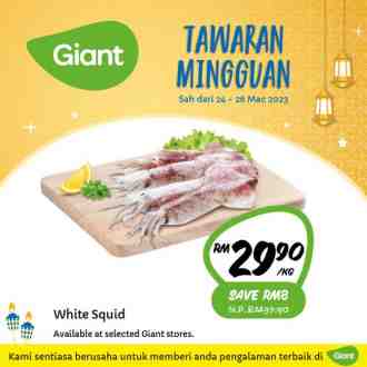 Giant White Squid Promotion (24 March 2023 - 26 March 2023)