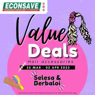 Econsave Hair Accessories Value Deals Promotion (25 March 2023 - 2 April 2023)