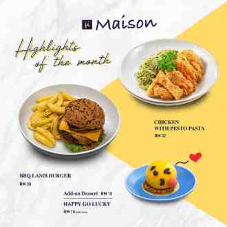 Maison Highlights of The Month Promotion (valid until 30 April 2023)