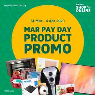 Lotus's March Pay Day Promotion (24 March 2023 - 4 April 2023)