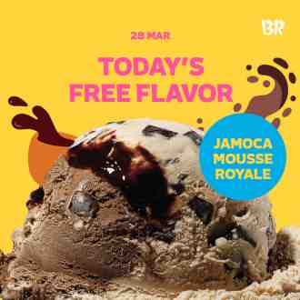 Baskin Robbins FREE Jamoca Mousse Royale Ice Cream Promotion (28 Mar 2023)