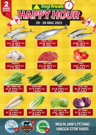Segi Fresh Happy Hour Promotion (29 March 2023 - 30 March 2023)