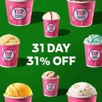 Baskin Robbins 31Day 31% OFF Promotion (31 Mar 2023)