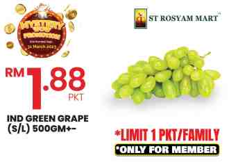 ST Rosyam Mart Mystery Wow Promotion (31 March 2023)