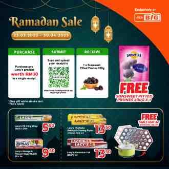 AEON BiG Lacy's Ramadan Sale (23 March 2023 - 30 April 2023)