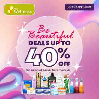AEON Wellness Be Beautiful Promotion Up To 40% OFF (valid until 2 April 2023)
