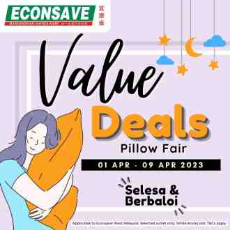 Econsave Pillow Fair Value Deals Promotion (1 April 2023 - 9 April 2023)