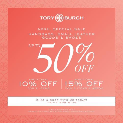 Tory Burch Special Sale at Johor Premium Outlets (1 April 2023 - 15 April  2023)