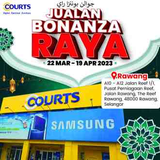 COURTS Rawang Raya Bonanza Sale (22 March 2023 - 19 April 2023)