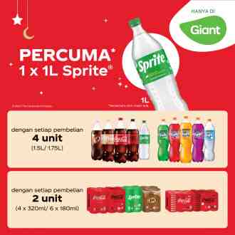 Giant FREE Sprite Promotion (valid until 30 April 2023)