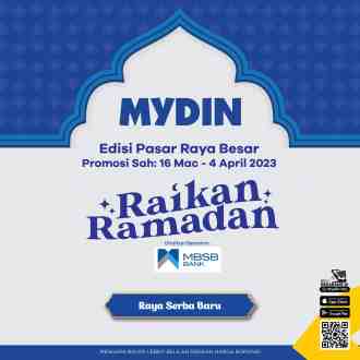 MYDIN Raikan Ramadan Raya Electrical Appliances Promotion (16 March 2023 - 4 April 2023)