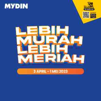 MYDIN Lebih Murah Lebih Meriah Promotion (3 April 2023 - 1 May 2023)