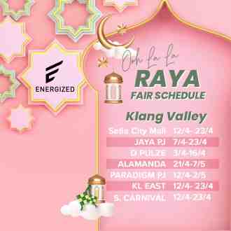 Energized Sportswear Raya Fair Sale (3 April 2023 - 9 May 2023)