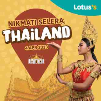 Lotus's Thailand Products Promotion (4 April 2023 - 10 April 2023)