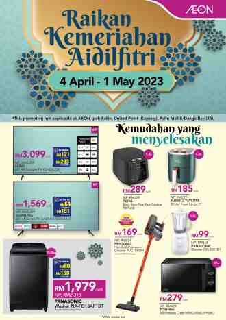 AEON Hari Raya Electrical Appliances Promotion (4 April 2023 - 1 May 2023)