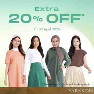 Parkson Oxwhite Sale Extra 20% OFF (1 April 2023 - 30 April 2023)