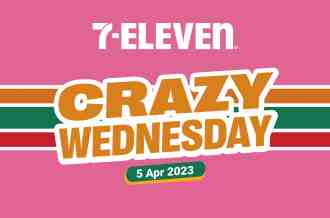 7 Eleven Crazy Wednesday Promotion (5 Apr 2023)