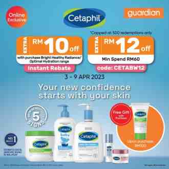 Guardian Online Cetaphil Promotion (3 Apr 2023 - 9 Apr 2023)
