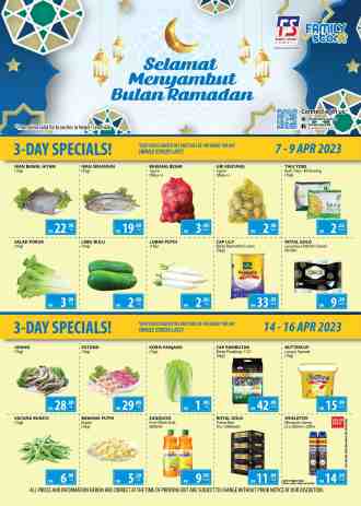 Family Store Negeri Sembilan Ramadan Promotion (7 April 2023 - 18 April 2023)
