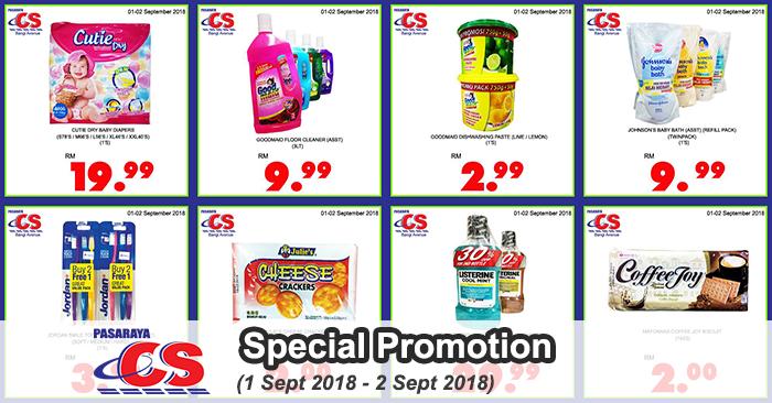 Pasaraya CS Bangi Avenue Special Promotion (1 September 2018 - 2 September 2018)