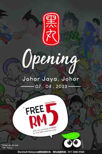 Blackball Johor Jaya Opening Promotion (7 April 2023)