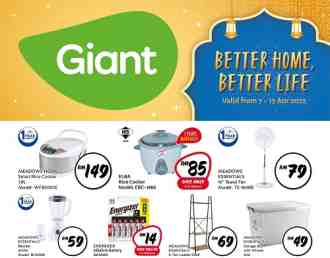 Giant Household Essentials Promotion (7 April 2023 - 13 April 2023)