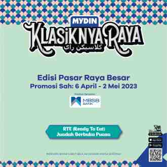 MYDIN Ready To Eat Raya Promotion (6 April 2023 - 2 May 2023)