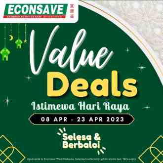 Econsave Hari Raya Value Deals Promotion (8 Apr 2023 - 23 Apr 2023)