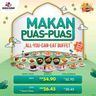 Sushi King All-You-Can-Eat Buffet Promotion (14 April 2023 - 20 April 2023)