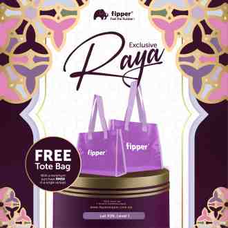 Fipperslipper AEON Mall Shah Alam FREE Raya Tote Bag Promotion