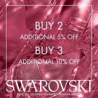 Swarovski Special Sale at Genting Highlands Premium Outlets (17 April 2023 - 23 April 2023)