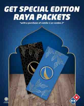 Domino's Pizza Hari Raya FREE Raya Packets Promotion