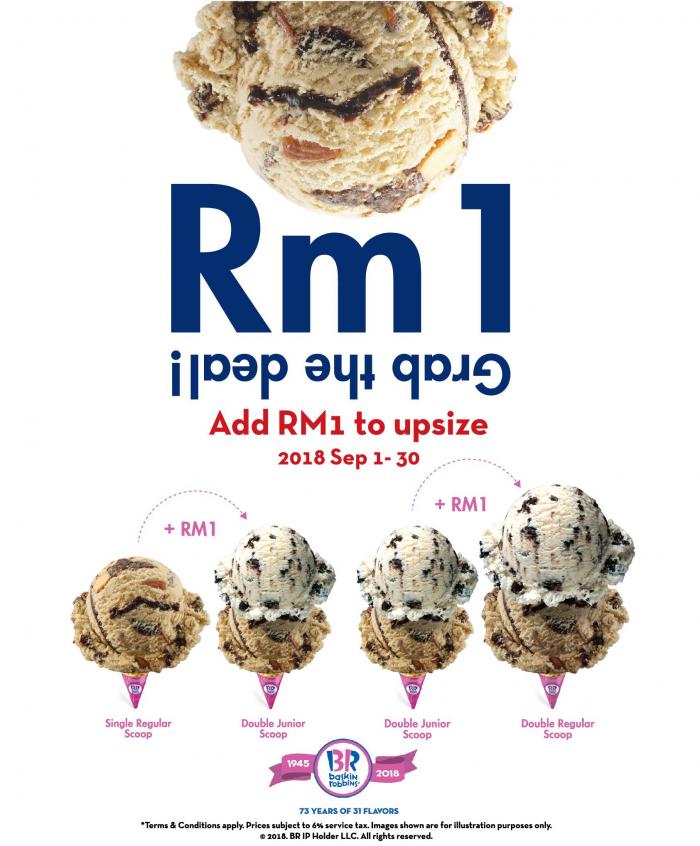 Baskin-Robbins RM1 Deal (1 September 2018 - 30 September 2018)