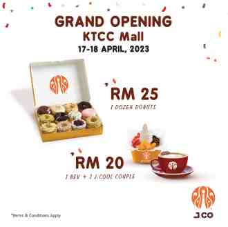 J.Co KTCC Mall Grand Opening Promotion (17 Apr 2023 - 18 Apr 2023)