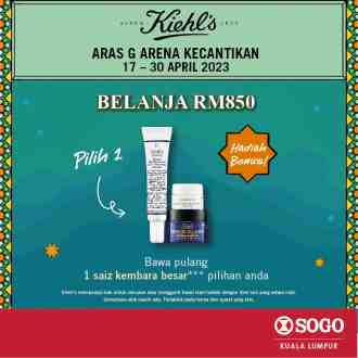 SOGO Kuala Lumpur Kiehl's Raya Promotion (17 April 2023 - 30 April 2023)