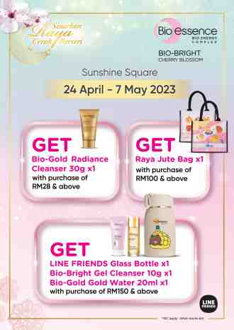 Sunshine Square Bayan Baru Bio Essence Roadshow Sale (24 April 2023 - 7 May 2023)