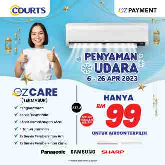 COURTS Air Cond Raya Promotion (6 April 2023 - 26 April 2023)