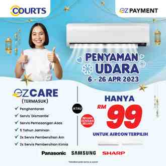 COURTS Air Cond Raya Promotion (6 April 2023 - 26 April 2023)