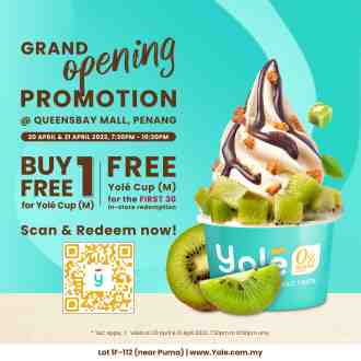 Yole Queensbay Mall Buy 1 FREE 1 Opening Promotion (20 April 2023 - 21 April 2023)