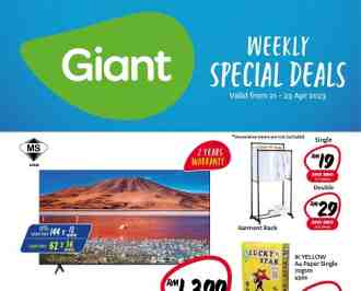 Giant Weekly Special Promotion (21 April 2023 - 23 April 2023)