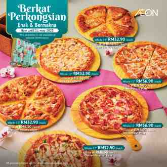 AEON Hari Raya Pizza Promotion (valid until 21 May 2023)