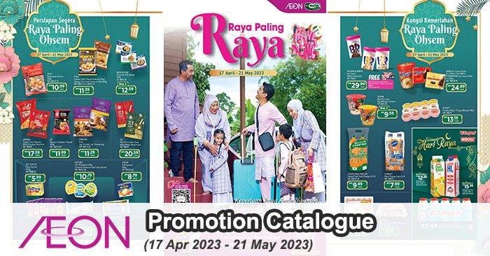 AEON Hari Raya Promotion Catalogue (17 Apr 2023 - 21 May 2023)