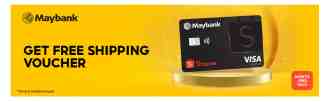Maybank Card Shopee Month End Sale (Last Day of Every Month)