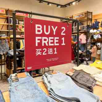 Levi's Design Village Penang Buy 2 FREE 1 Promotion