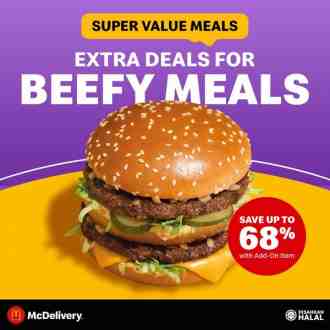 McDonald's McDelivery Beefy Meals Promotion