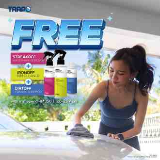 Trapo FREE Car Care Product Promotion (26 April 2023 - 28 April 2023)